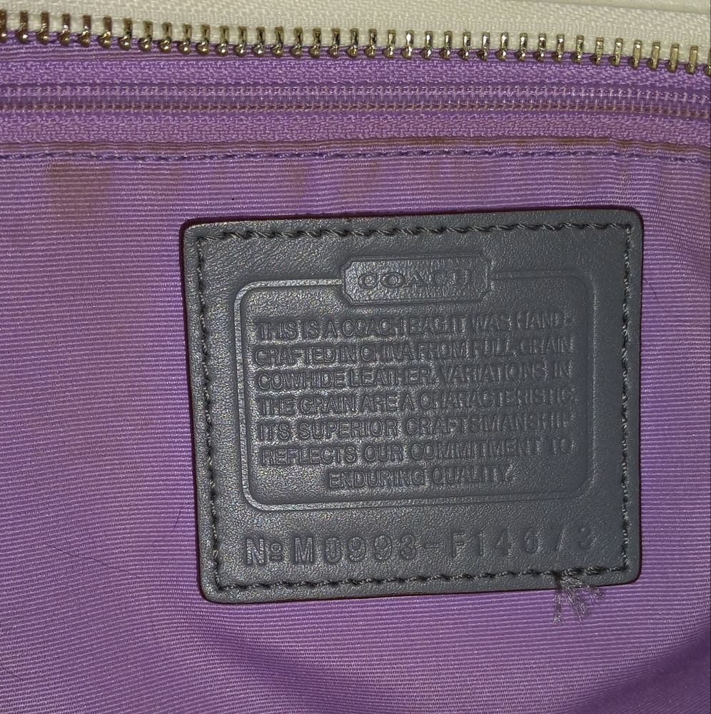 Coach Leather Shoulder Bag - Picture 3 of 6